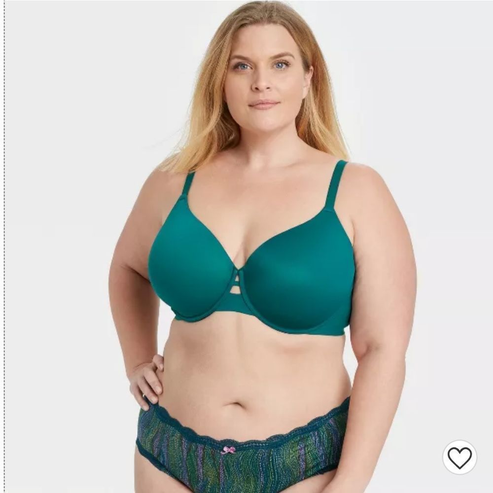 Auden 42D Back Smoothing Bra Teal